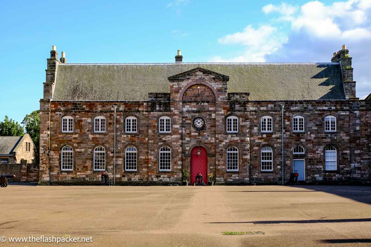 exterior berwick-barracks and courtyard