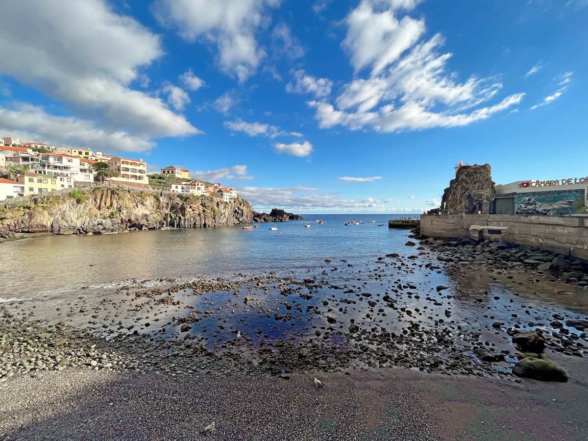 pretty matural rocky harbour of camara de lobos madeira