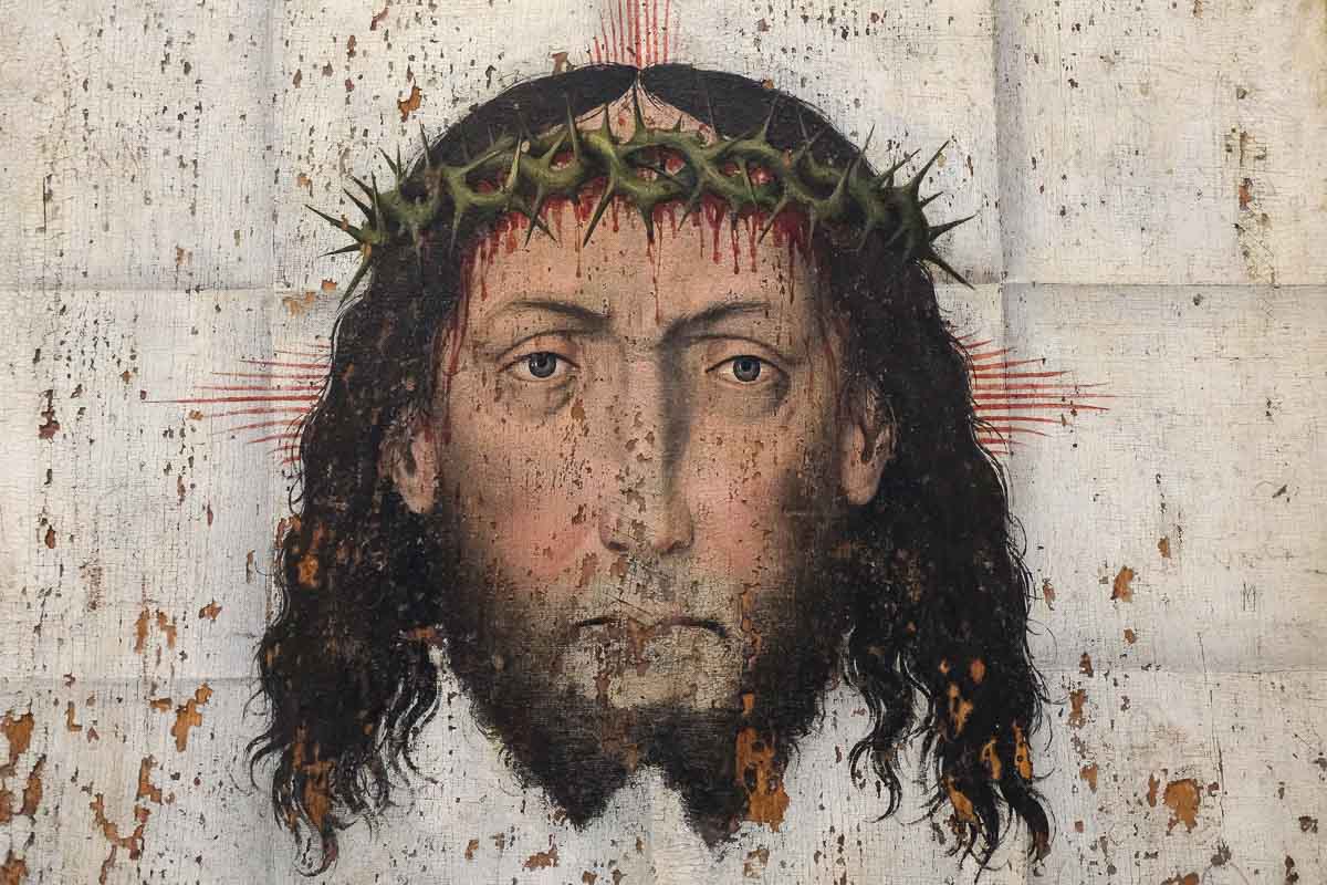 painting of the face of jesus