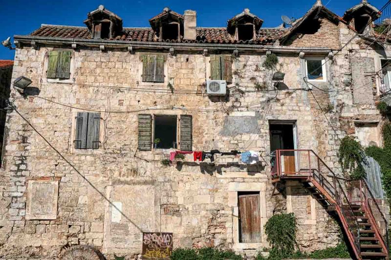 a split diocletians palace tenements 1