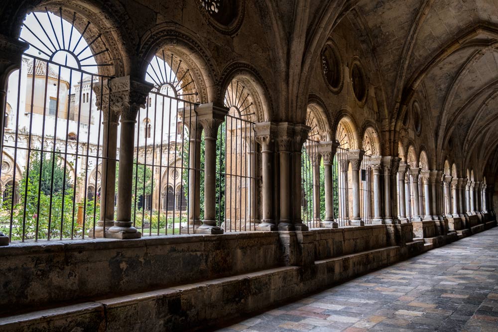 passageway of cathedral cloister