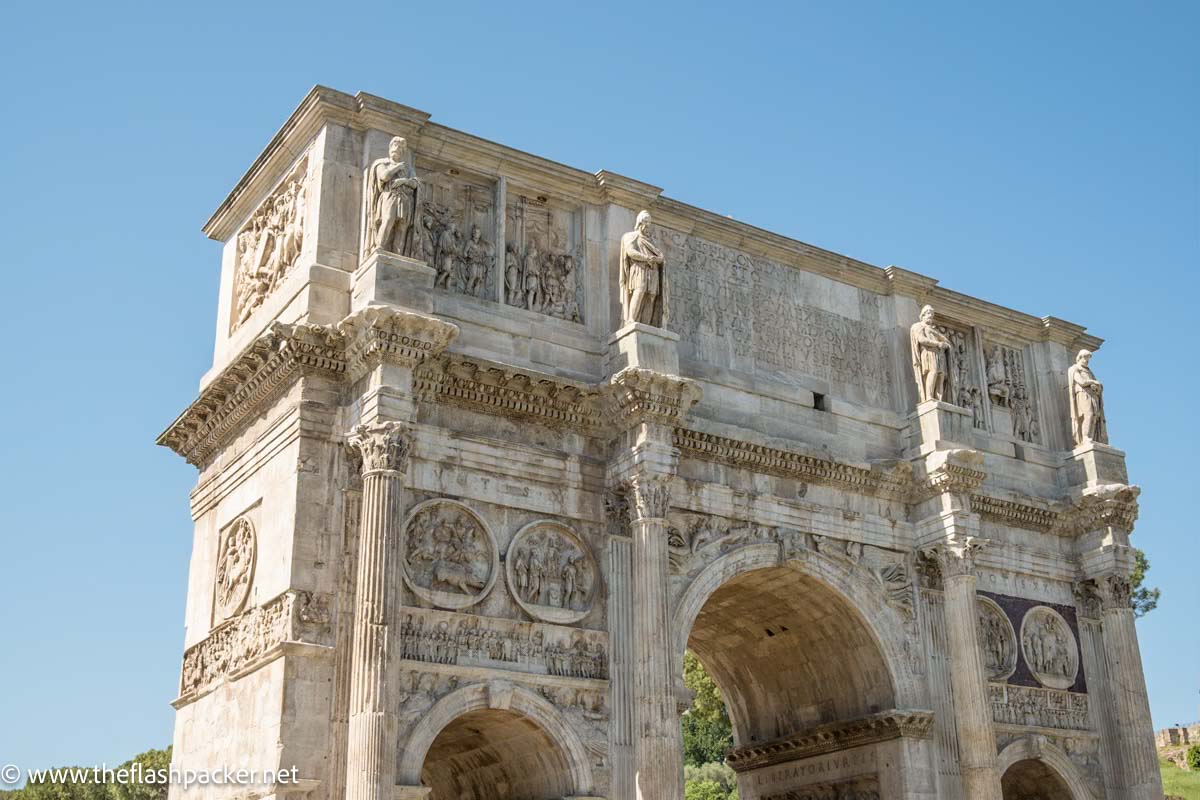 large stone triumphal arch of constantine