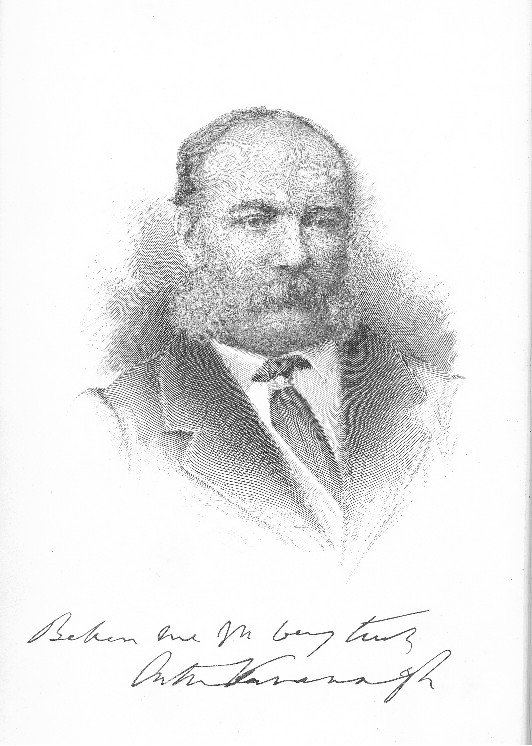 drawing of the irish politician MacMurrough Kavanagh