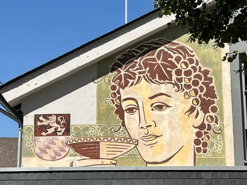 wall mural of bacchus the god or wine