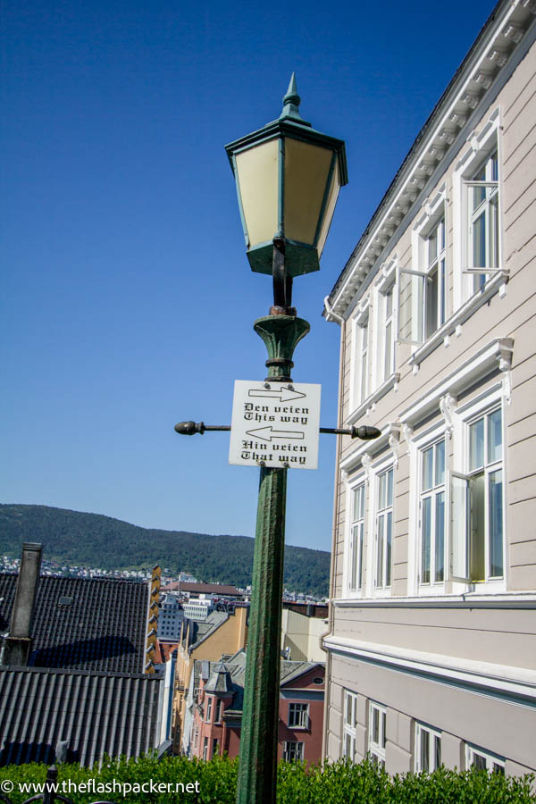 lampost with sign saying this way that way