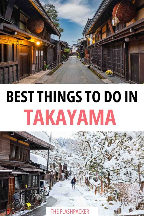 BEST THINGS TO DO IN TAKAYAMA