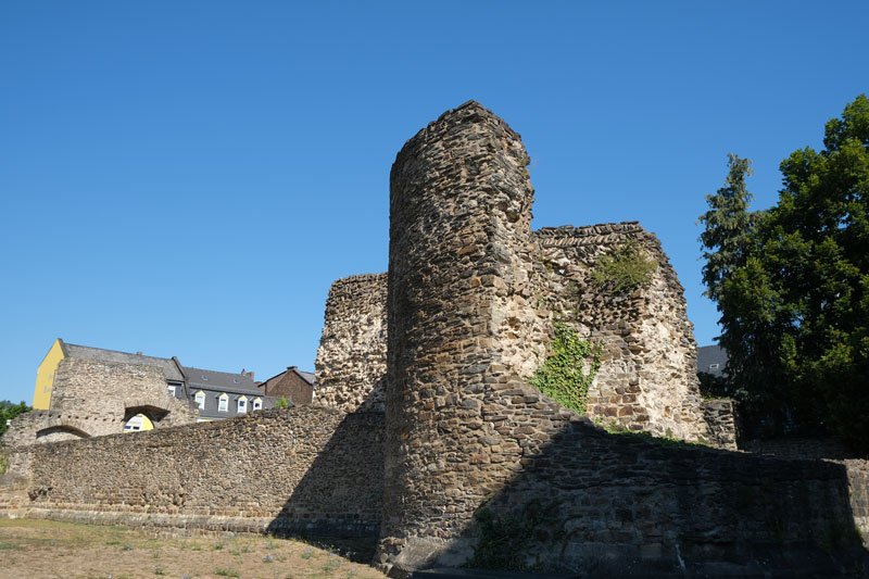 remain of the roman fort with stone tower visiting which is one of the best things to do in boppard