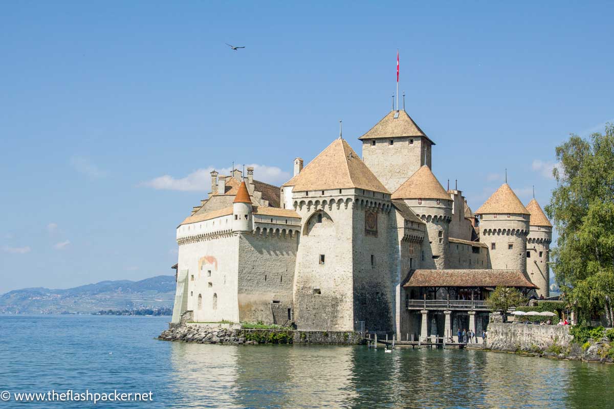 AN OLD CHATEAUX BY THE LAKE