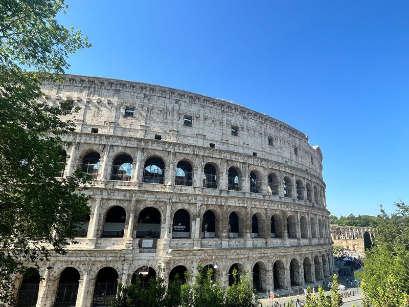 exterior of the colosseum which is one of rome solo travel attractions