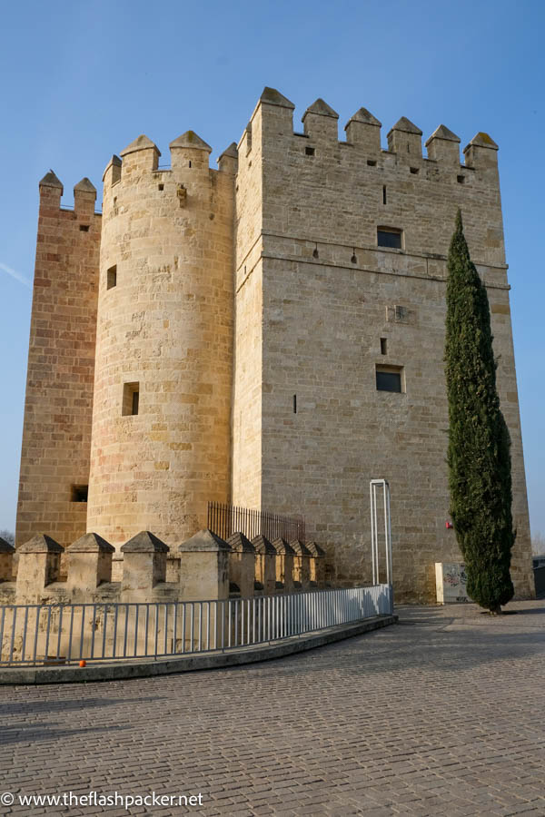 stone tower in cordoba spain