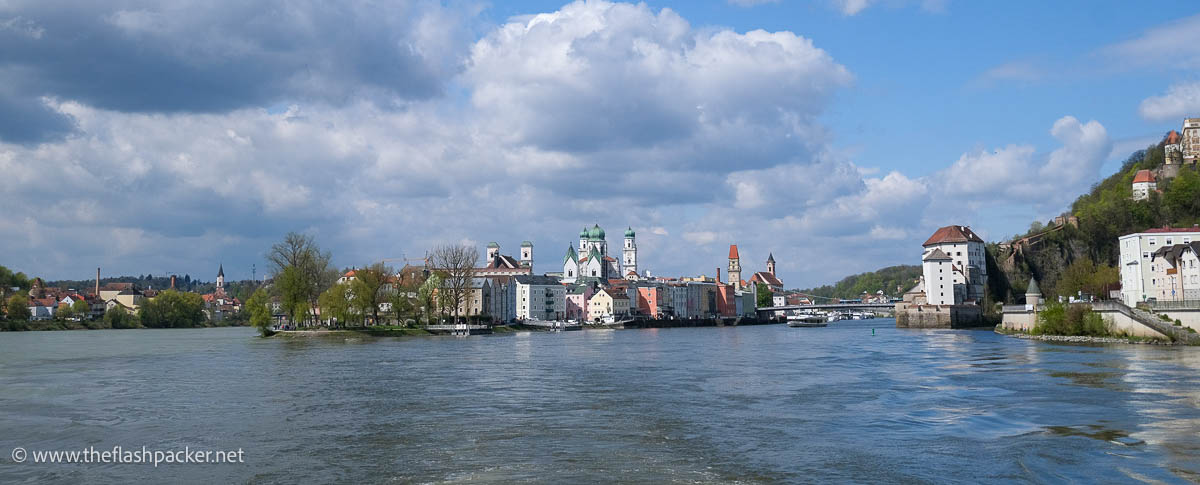 three rivers meeting in passau germany