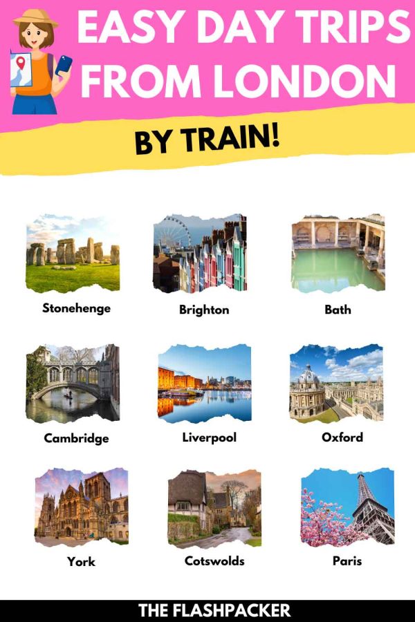 day trips from london by train