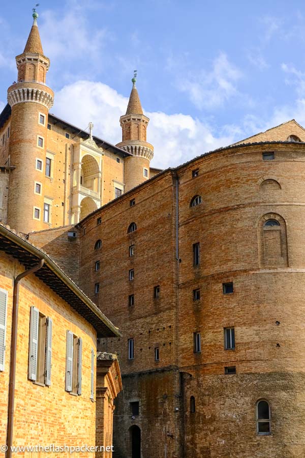 sand and ochre-coloured medieval buildings 