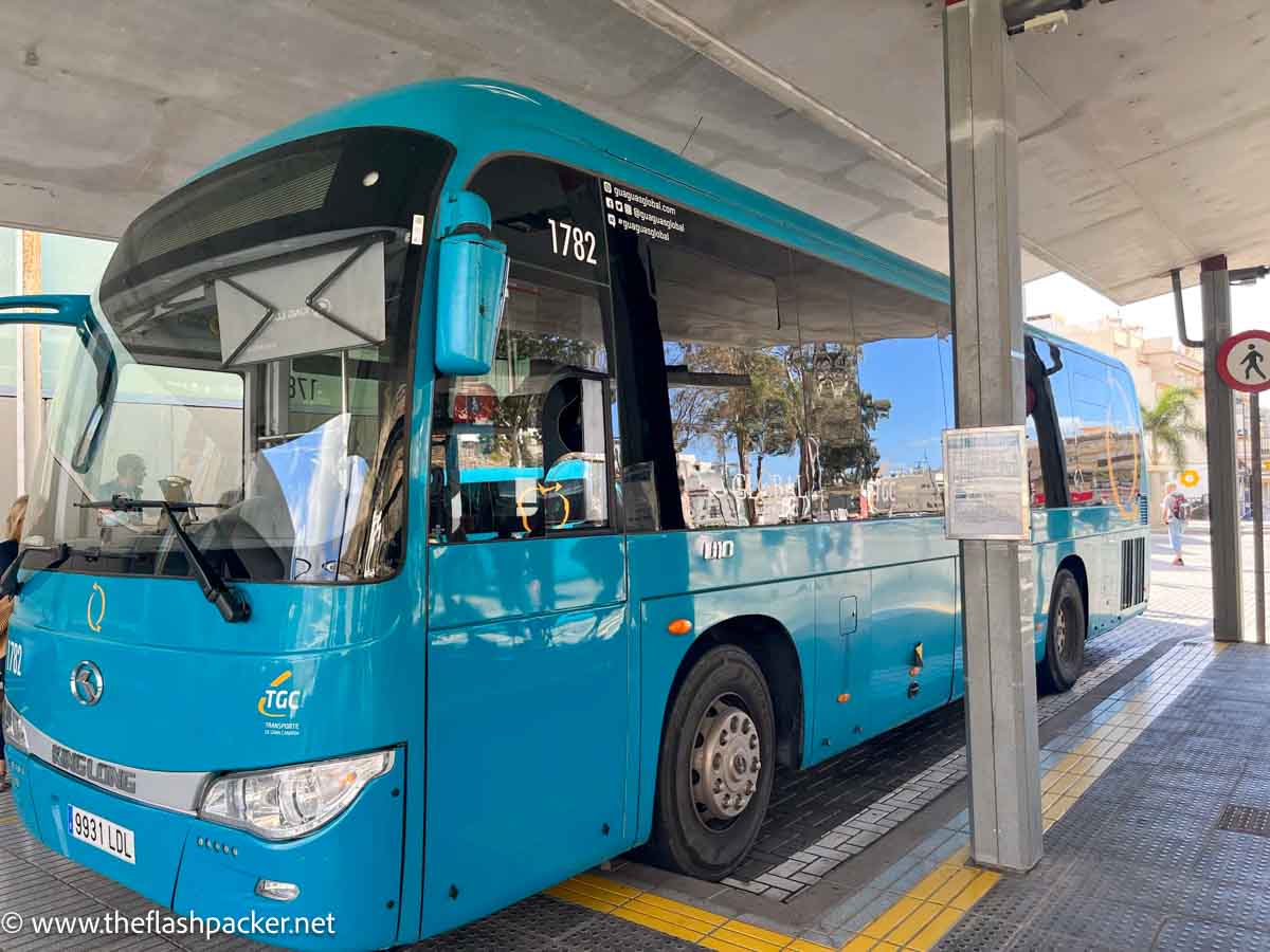 blue gran canaria bus