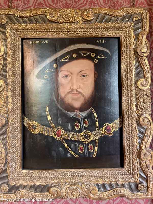 oil painting of henry VIII