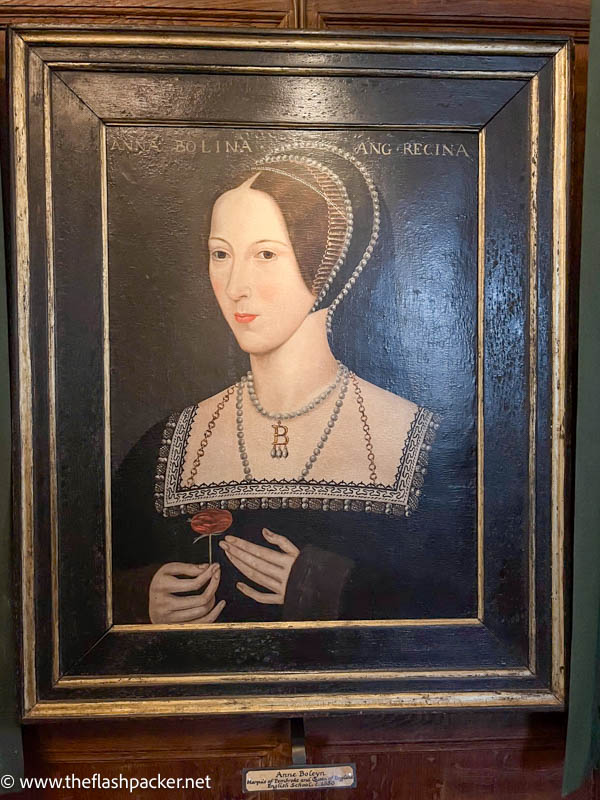 oil painting of Anne Boleyn