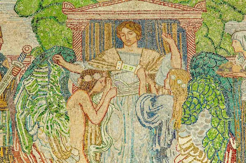 mosaic on front of horniman museum building