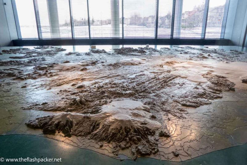 Topographical model of Iceland, Reykjavik City Hall