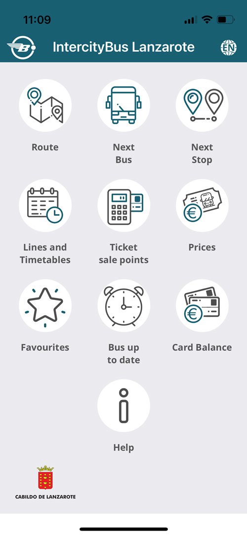 intercity app screenshot