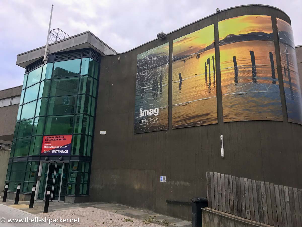 exterior of museum and art gallery in inverness scotland