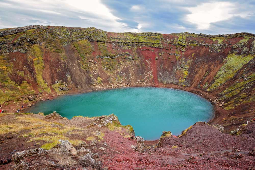 kerid crater lake iceland golden circle