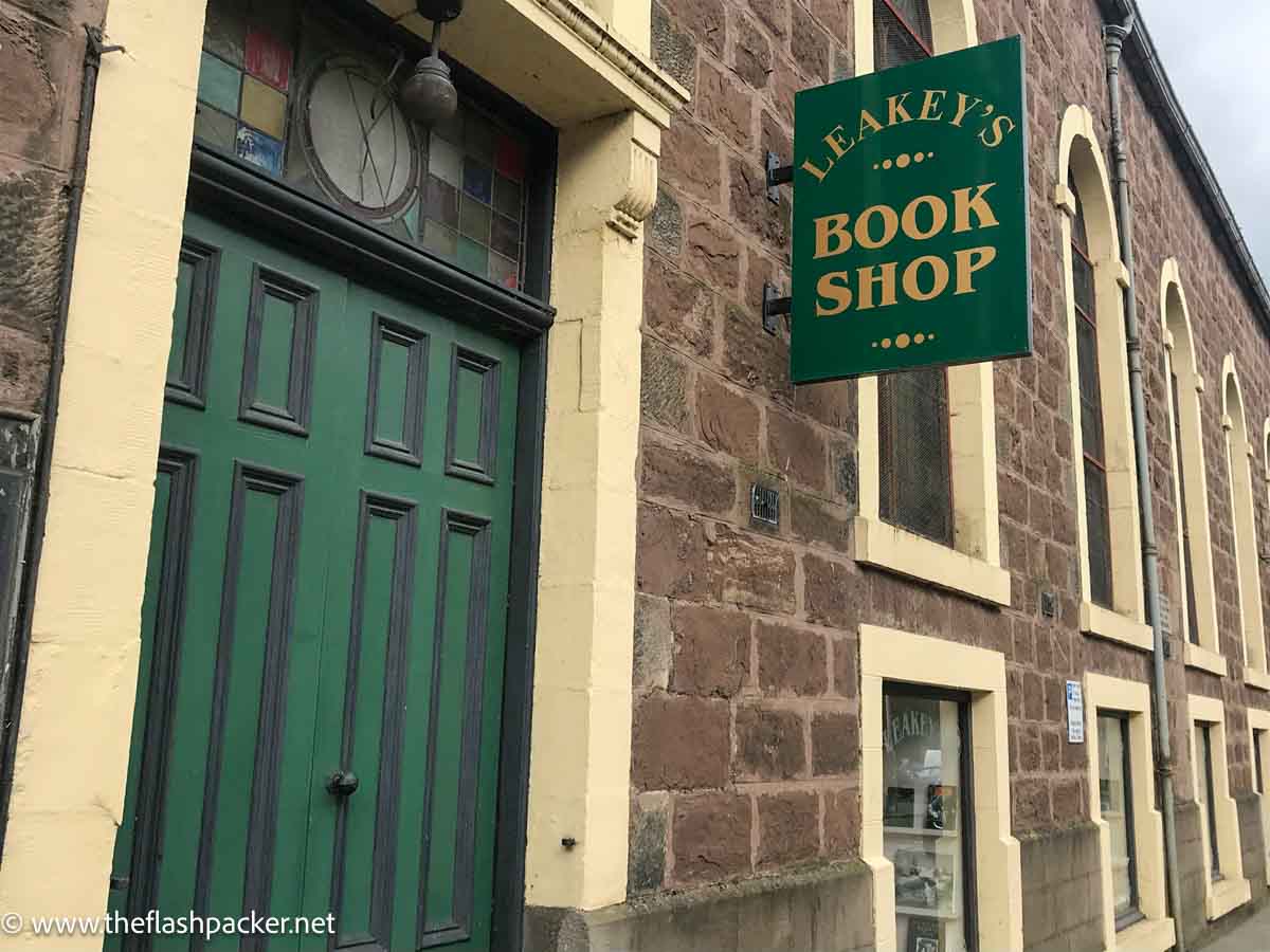 exteriors of leakys book shop one of the places to see in inverness itinerary