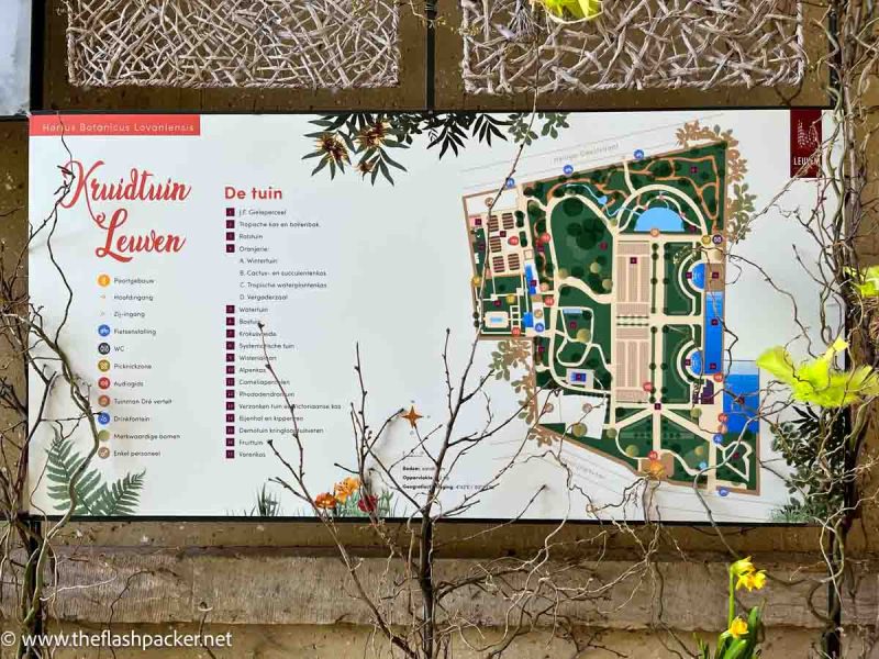 map of botanical garden leuven