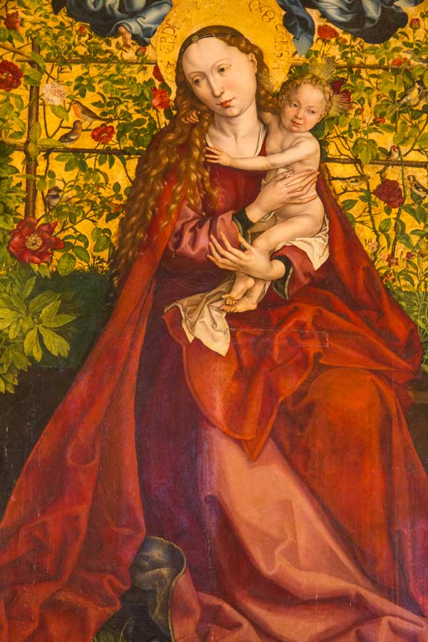 painting of madonna and child