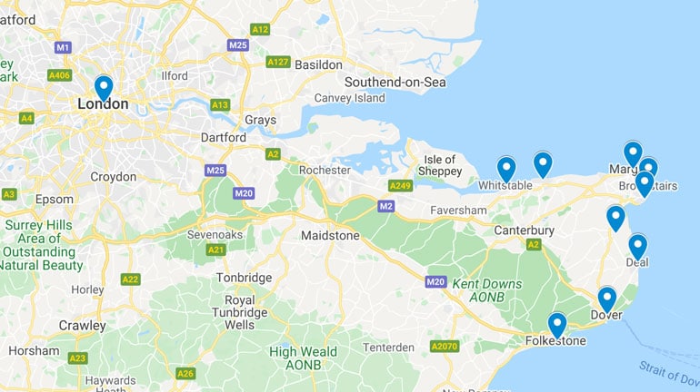 map-of-best-seaside-towns-in-kent-