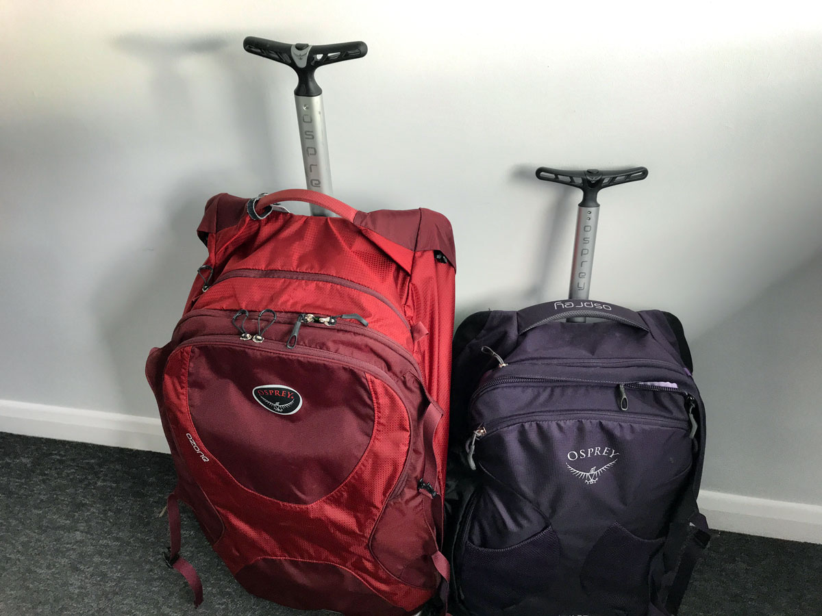 fairview 36 wheels vs ozone 75 in osprey backpacks review