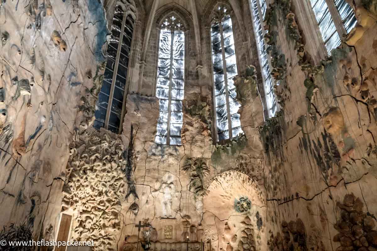 cave like chapel in cathedral