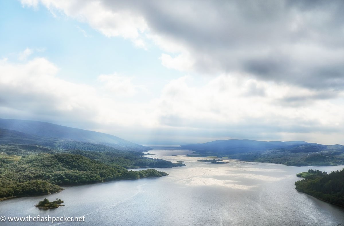 expansive view of loch and mountains