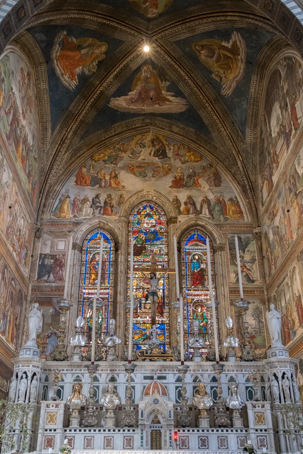 lavishly painted small chapel