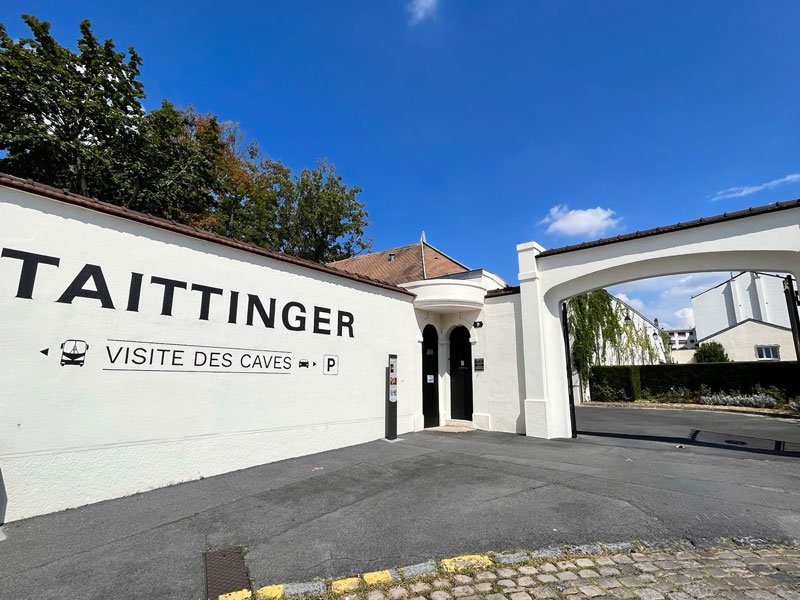 gateway to taittinger champagne house