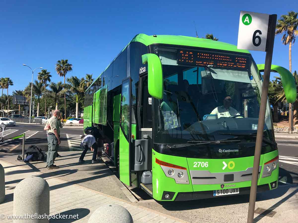 TITSA bus in Tenerife