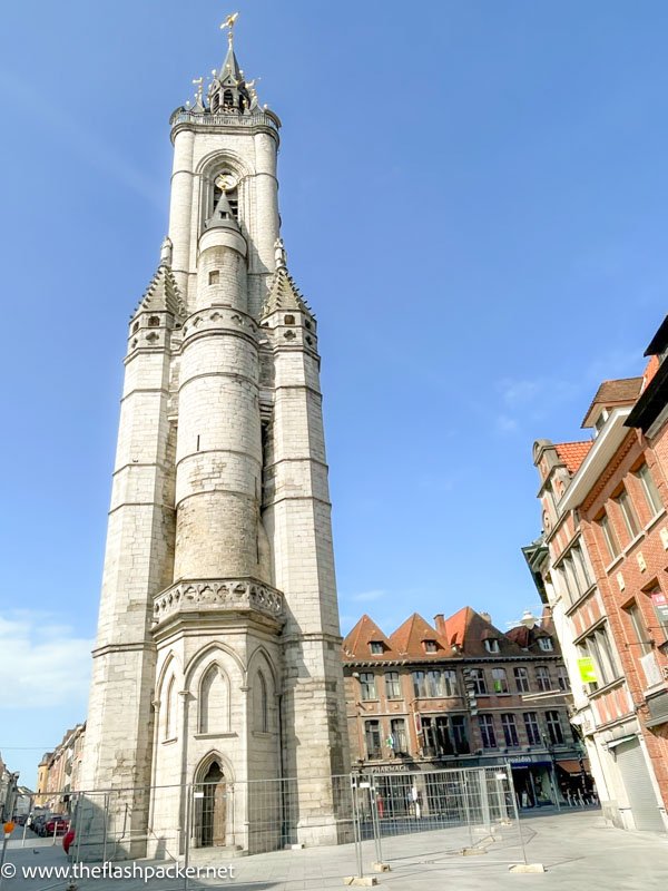 free standing stone belfry