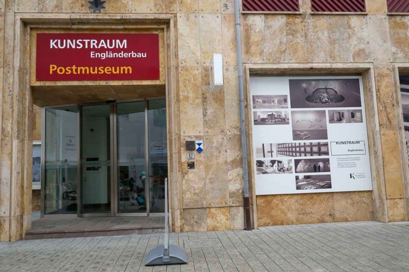 exterior of postal museum in vaduz liechtenstein