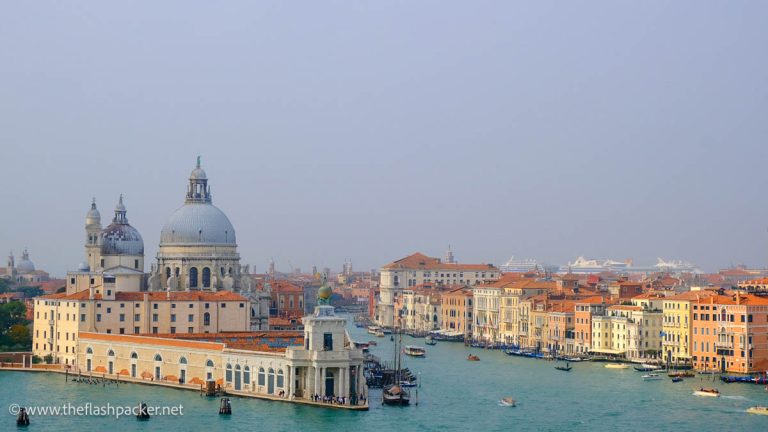 the grand canal in venice which is one of the location used for movies set in italy