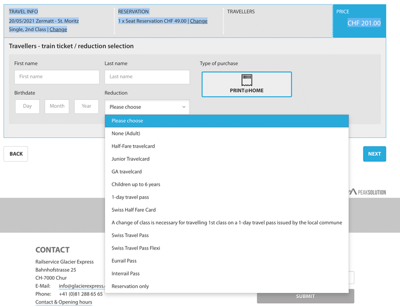 screen-shot-of-glacier-express-ticket-booking-with-railcard
